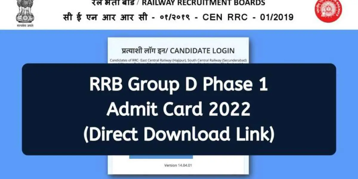 RRB Group D Admit Card 2022: Railway Group D Recruitment Exam Admit Card will be issued today