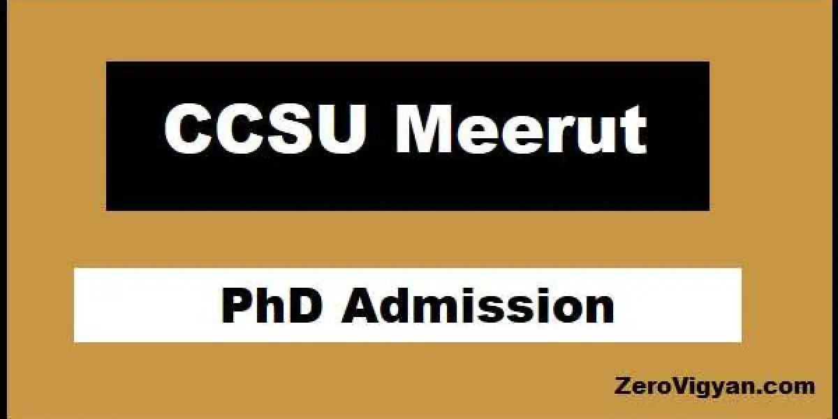CCSU will soon conduct PhD entrance, relief to PG students who could not pass UGC NET JRF