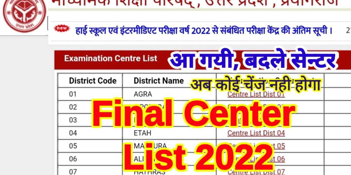UPMSP Exams 2022: UP Board released the provisional list of centers in 40 districts