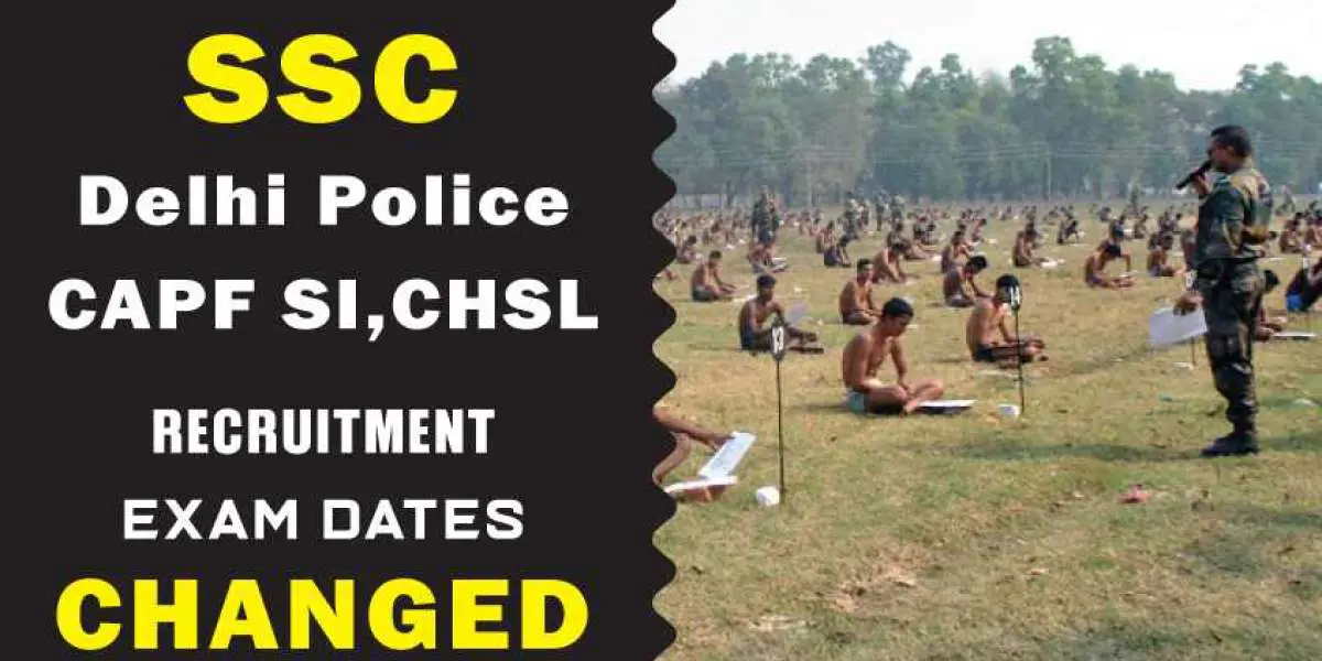 Schedule of many recruitment examinations including SSC GD Constable 2021, CHSL and SI Delhi Police released