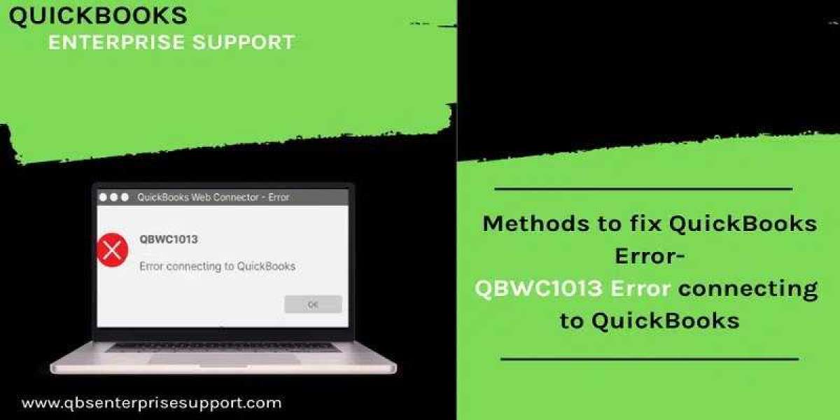 Fix QuickBooks Error Code QBWC1013 (Could not Start QB)