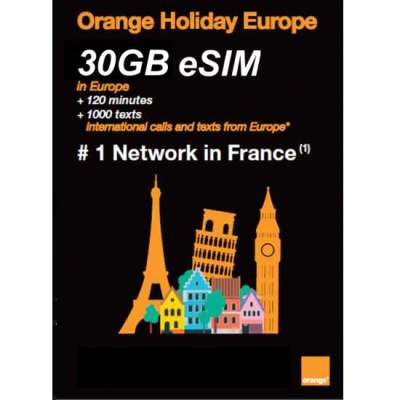 Orange Holiday eSIM Europe 30GB Profile Picture