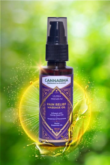 Buy Hemp Pain Relief M****age Oil Online In India - Cannarma