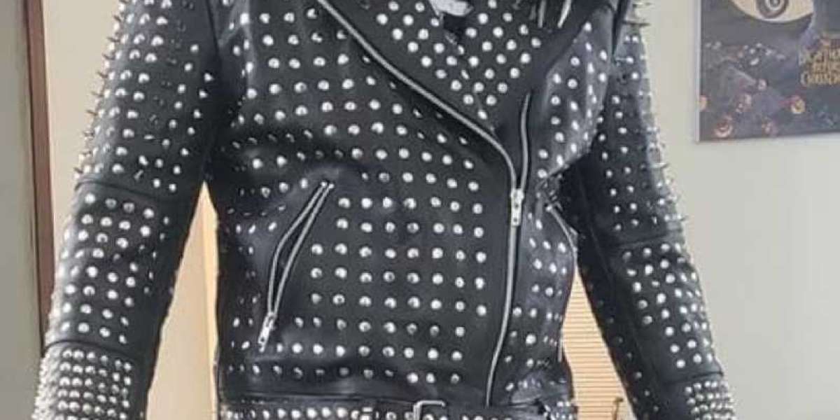 Unveiling the Allure of Men's Studded Leather Moto Jackets